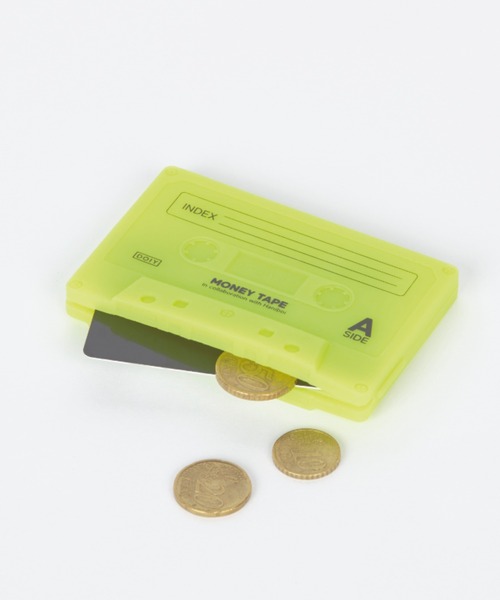 BIRTHDAY BAR（バースデイバー）の「マネーテープ コインケース カセットテープ（コインケース・レディース・グレー/イエロー/グリーン/コーラルピンク・フリー）」の7枚目の写真