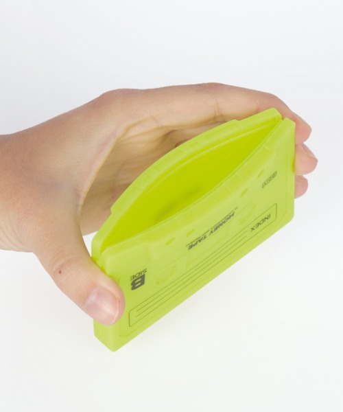 BIRTHDAY BAR（バースデイバー）の「マネーテープ コインケース カセットテープ（コインケース・レディース・グレー/イエロー/グリーン/コーラルピンク・フリー）」の8枚目の写真