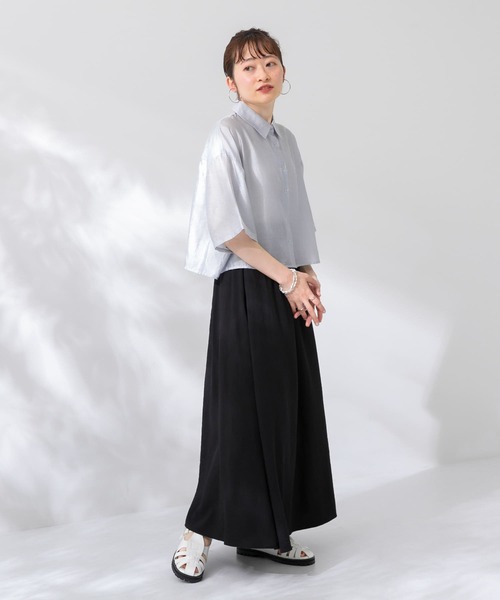KBF（ケイビーエフ）の「フレアイージースカート（スカート・レディース・ブラック/グリーン系その他/ブラウン系その他・ONE）」の14枚目の写真