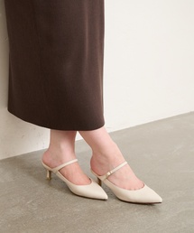 LE TALON | 4.5cmストラップミュール(パンプス)