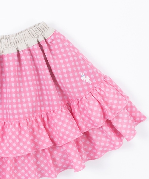 KP（ケーピー）の「mimiちゃん刺繍のコットンツイルとシフォン