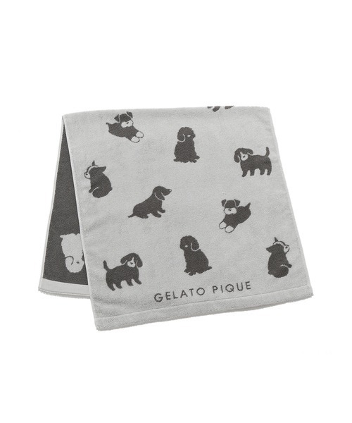 gelato pique（ジェラートピケ）の「DOG柄バスタオル（タオル