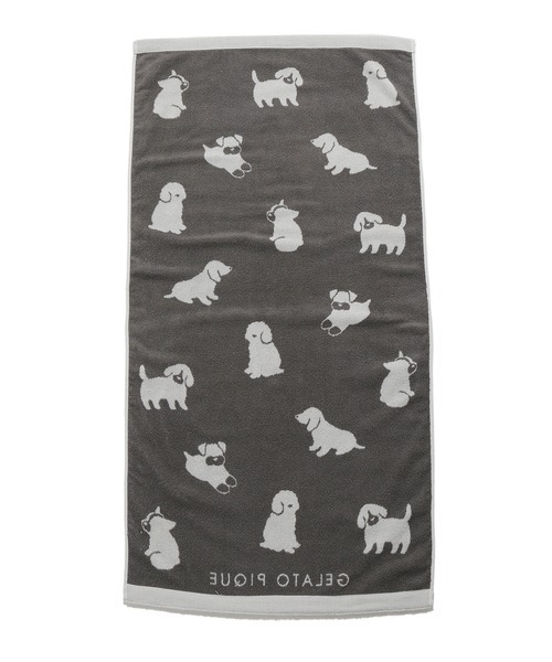 gelato pique（ジェラートピケ）の「DOG柄バスタオル（タオル）」 - WEAR
