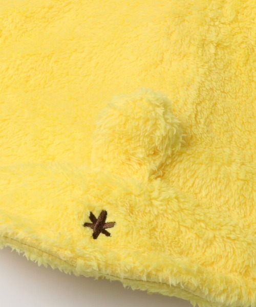 kids zoo(キッズズー)の「kids zoo×Sanrio Baby サンリオキャラクターボアマント・ケープ(ポンチョ・キッズ・ホワイト/ライトグレー/ピンク/イエロー/ブルー・S/M)」の13枚目の写真
