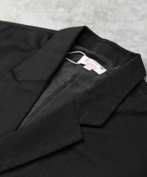 NYLAUS（ナイラス）の「別注 テーラードカラー オーバー ダブルベスト ジレ（ベスト・レディース・ブラック/グレイッシュベージュ・M/L）」の19枚目の写真