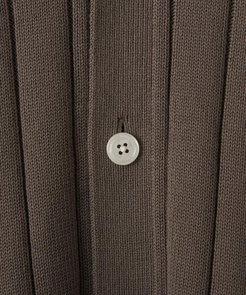 Steven Alan（スティーブンアラン）の「＜Steven Alan＞ SUP CTN VNECK CARDIGAN -LOOSE/カーディガン（カーディガン/ボレロ・メンズ・ネイビー/モカ・S/XL/L/M）」の5枚目の写真