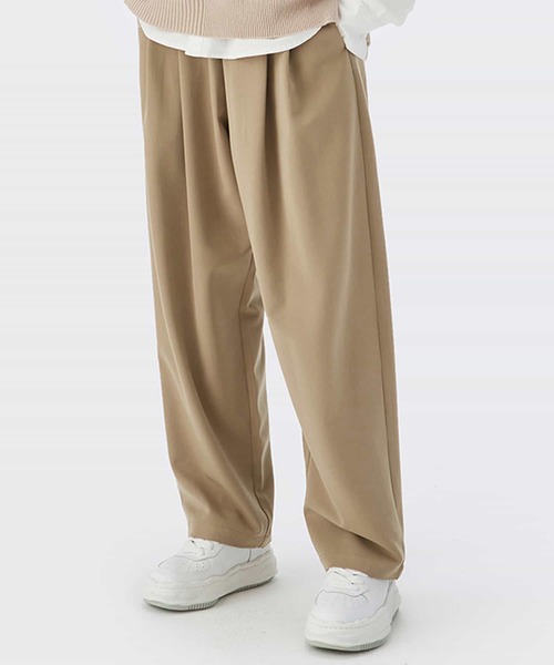 INFLATION(インフレーション)の「INFLATION(インフレーション)ハイウエストパンツ(その他パンツ・メンズ・ブラック/カーキ・S/M/L/XL)」の2枚目の写真