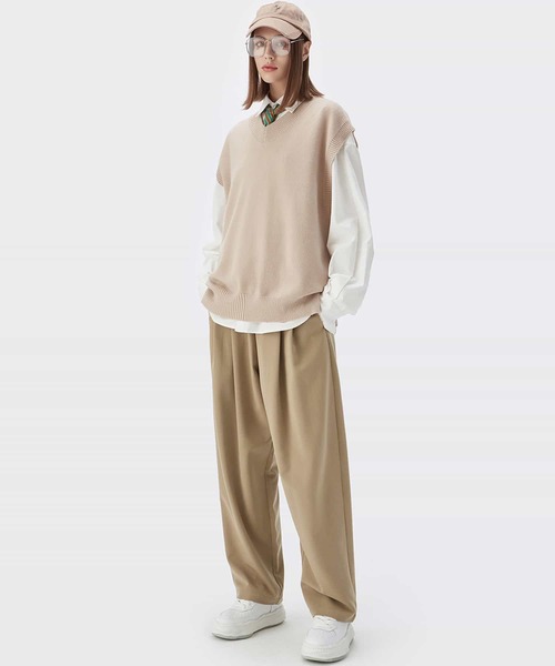 INFLATION(インフレーション)の「INFLATION(インフレーション)ハイウエストパンツ(その他パンツ・メンズ・ブラック/カーキ・S/M/L/XL)」の11枚目の写真