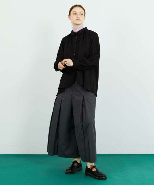 FRAPBOIS(フラボア)の「イージービエラ ブラウス(シャツ/ブラウス・レディース・ブラック/ブラウン・0/1)」の11枚目の写真