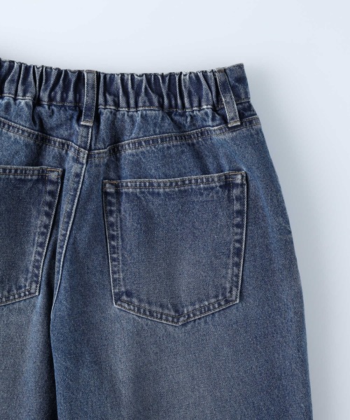 HONEYSUCKLE ROSE(ハニーサックルローズ)の「【HONEYSUCKLE ROSE】タックバルーンデニムパンツ(デニムパンツ・レディース・ダークインディゴブルー・L/S/M)」の7枚目の写真