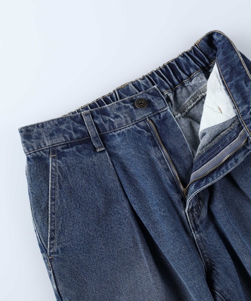 HONEYSUCKLE ROSE(ハニーサックルローズ)の「【HONEYSUCKLE ROSE】タックバルーンデニムパンツ(デニムパンツ・レディース・ダークインディゴブルー・L/S/M)」の4枚目の写真