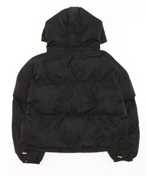 CECIL McBEE(セシルマクビー)の「ファイバーダウンフードコート(ダウンジャケット/コート・レディース・モカ/ブラック/アイボリー・MEDIUM/LARGE)」の4枚目の写真