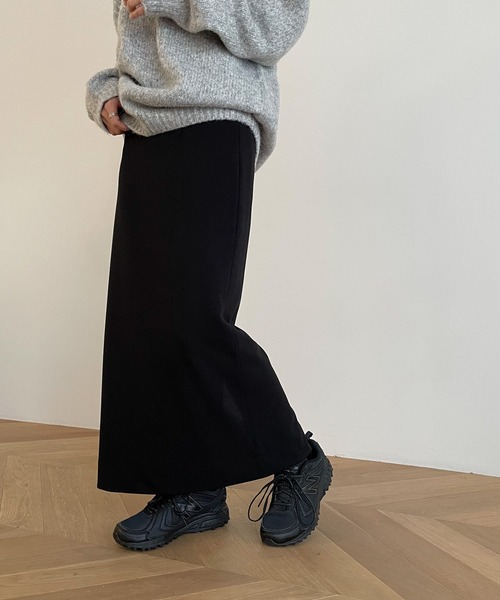 CANAL JEAN（キャナルジーン）の「RED CHOP WORKS(レッドチョップワークス) ハイストレッチペンシルスカート（スカート・レディース・ベージュ/ブラック・36/38）」の2枚目の写真