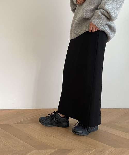 CANAL JEAN（キャナルジーン）の「RED CHOP WORKS(レッドチョップワークス) ハイストレッチペンシルスカート（スカート・レディース・ベージュ/ブラック・36/38）」の4枚目の写真