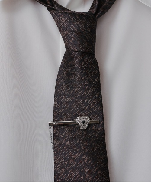 Ellno Loset（エルノロゼット）の「チェーンネクタイピン（ネクタイピン・メンズ・シルバー・FREE）」の2枚目の写真