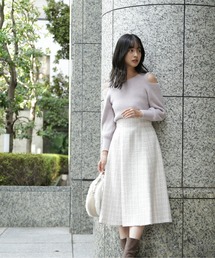 PROPORTION BODY DRESSING | フェミニンツイードフレアスカート / 1212220014(スカート)