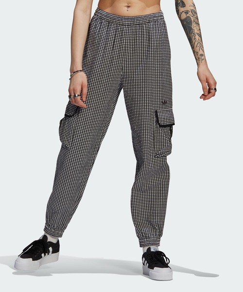 adidas チェック柄パンツ JE8390 180/98A adidas チェック柄パンツ JE8390 180/98A
