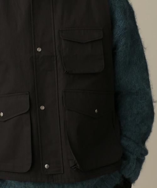 NANO universe(ナノユニバース)の「LB.03/C/Nオックスハンティングベスト(ベスト・メンズ・ブラック/アイボリー/モカ・L/M/S)」の14枚目の写真