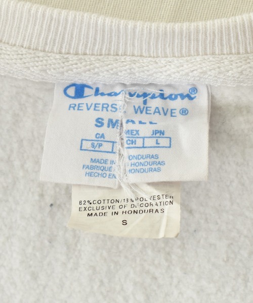 Champion（チャンピオン）の「【ヴィンテージ古着】Champion / チャンピオン REVERSE WEAVE リバースウィーブ ロゴ刺繍 スウェット（スウェット・メンズ・ホワイト・SMALL）」の2枚目の写真