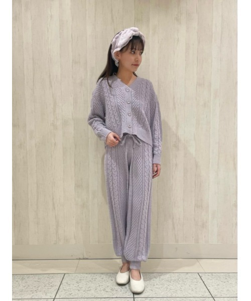 SNIDEL HOME（スナイデルホーム）の「ケーブルニットロング