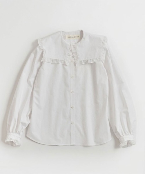 THE SHINZONE(ザ シンゾーン)の「FRILL SAILOR COLLAR BL(シャツ/ブラウス・レディース・ブルー/ホワイト・34)」の17枚目の写真