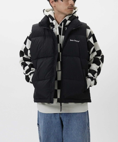 BEN DAVIS（ベンデイビス）の「【BEN DAVIS】パファーベスト（ベスト・メンズ・ホワイト/ブラック・L/XL/M）」の2枚目の写真