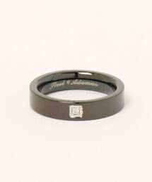 sunny branch（サニーブランチ）の「★サージカルステンレス316L★対応4ミリ平打ちダイヤモンドセットアップリング（リング）」