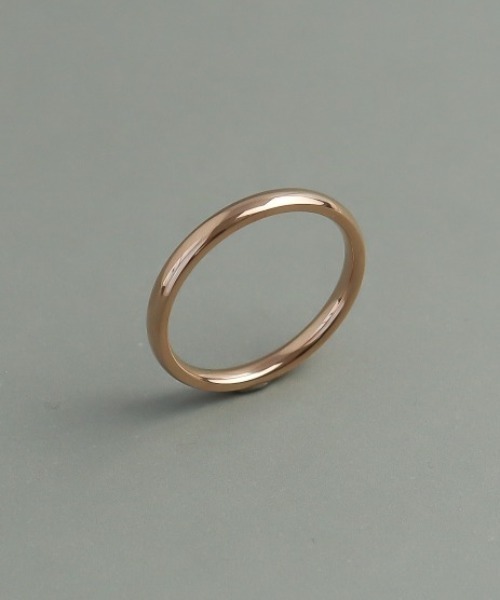 ieLS（イエルズ）の「金属アレルギー対応「ieLS」ペアリング　ステンレス　2mmシンプルリング（リング・メンズ・ゴールド/シルバー/ピンクゴールド・SS/S/M/L/#9/#11/#13/#15/#16）」の4枚目の写真