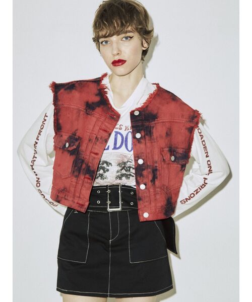 jouetie(ジュエティ)の「ワイドベルトマイクロミニスカパン(その他パンツ・レディース・ブラック/ボルドー/カーキ/アイボリー・MEDIUM)」の7枚目の写真