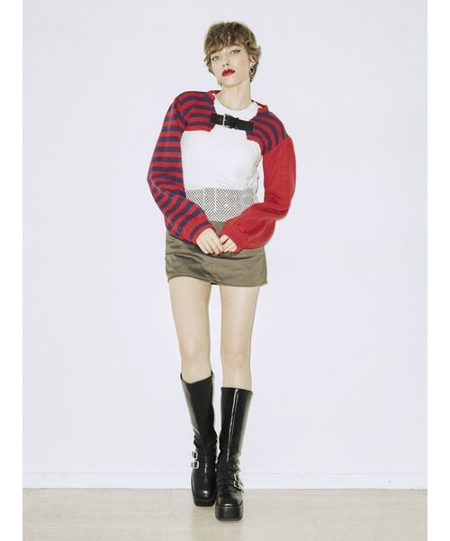 jouetie(ジュエティ)の「ワイドベルトマイクロミニスカパン(その他パンツ・レディース・ブラック/ボルドー/カーキ/アイボリー・MEDIUM)」の17枚目の写真