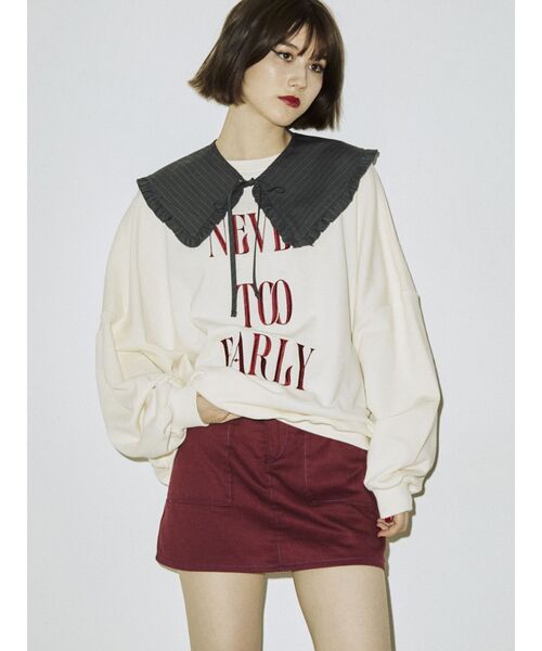 jouetie(ジュエティ)の「ワイドベルトマイクロミニスカパン(その他パンツ・レディース・ブラック/ボルドー/カーキ/アイボリー・MEDIUM)」の19枚目の写真