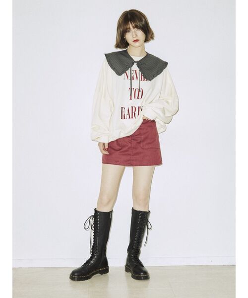 jouetie(ジュエティ)の「ワイドベルトマイクロミニスカパン(その他パンツ・レディース・ブラック/ボルドー/カーキ/アイボリー・MEDIUM)」の22枚目の写真