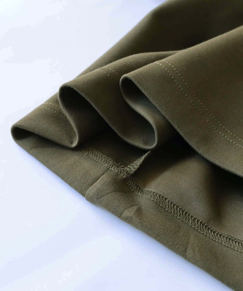 HER CLOSET(ハークローゼット)の「【vingtrois】キーネックダンボールジャンパースカート(ジャンパースカート・レディース・ベージュ/カーキ/ブラック・M)」の4枚目の写真