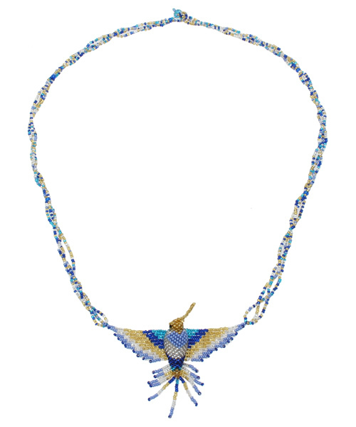 Amina（アミナ）の「【チャイハネ】ハミングバードネックレス（ネックレス・レディース・ブルー/レインボー・FREE）」の9枚目の写真