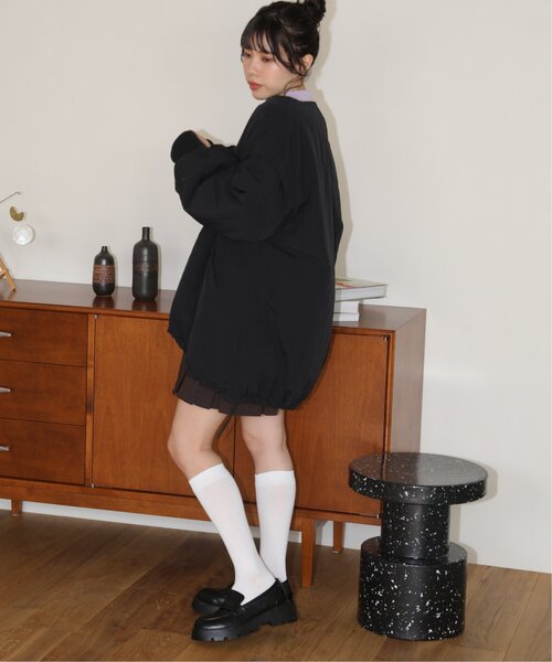 RAY CASSIN（レイカズン）の「トラックソールローファー（ローファー・レディース・ブラック/ブラック系・MEDIUM/LARGE）」の5枚目の写真