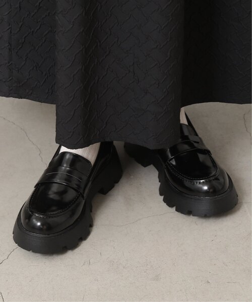 RAY CASSIN（レイカズン）の「トラックソールローファー（ローファー・レディース・ブラック/ブラック系・MEDIUM/LARGE）」の7枚目の写真