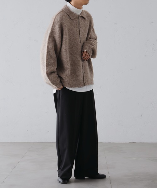 kaiko シャツニット シャツカーディガン KAIKO（カイコー）の「KAIKO BOX KNIT SHIRT（カーディガン
