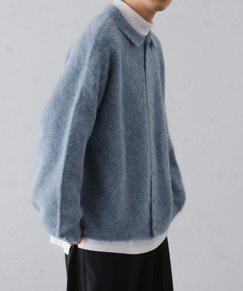 モヘアライクニットシャツカーディガン（カーディガン/ボレロ）｜epnok