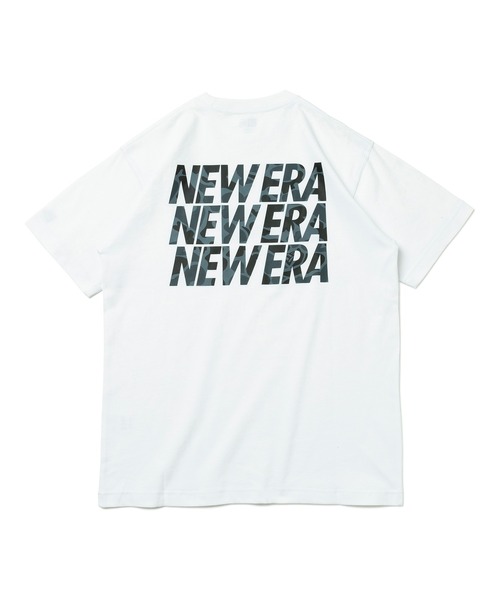 NEW ERA(ニューエラ)の「ニューエラ 半袖Tシャツ 8oz レギュラーフィット(Tシャツ/カットソー・メンズ・ブラック/ホワイト・M/L/XL/XXL/S)」の3枚目の写真