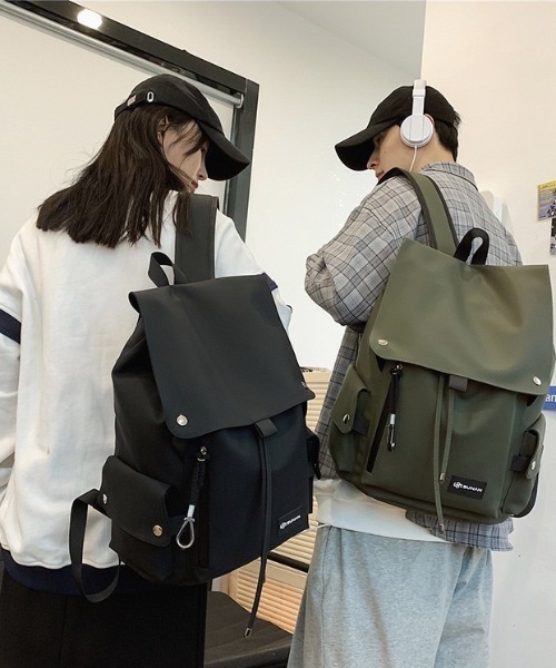 wears（ウェアーズ）の「ユニセックス フラップデザインバッグパック（バックパック/リュック・レディース・ブラック/カーキ・FREE）」の19枚目の写真