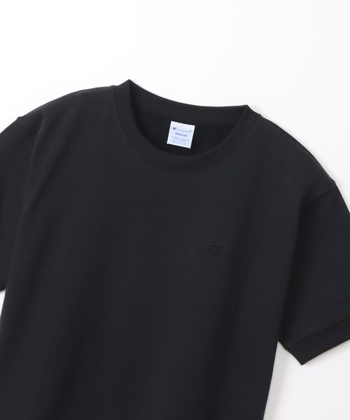 Champion(チャンピオン)の「【Champion/チャンピオン】レディース ショートスリーブスウェットシャツ(スウェット・レディース・ブラック/カーキ/ライトブルー/ホワイト/ネイビー/グレー/ライトパープル・MEDIUM/LARGE)」の12枚目の写真