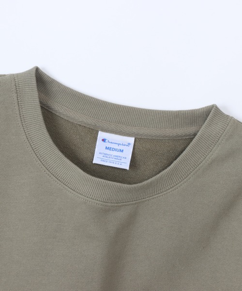 Champion(チャンピオン)の「【Champion/チャンピオン】レディース ショートスリーブスウェットシャツ(スウェット・レディース・ブラック/カーキ/ライトブルー/ホワイト/ネイビー/グレー/ライトパープル・MEDIUM/LARGE)」の19枚目の写真