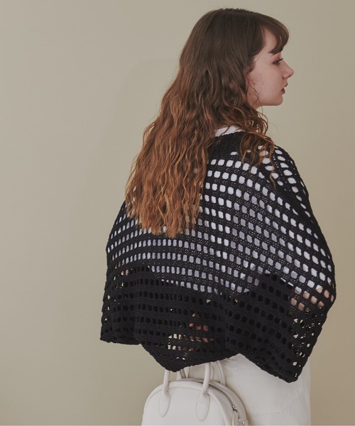 Ameri VINTAGE - Ameri VINTAGE  メッシュボレロ　ショート丈 ameri vintageボレロ メッシュ ショート丈 - メルカリ