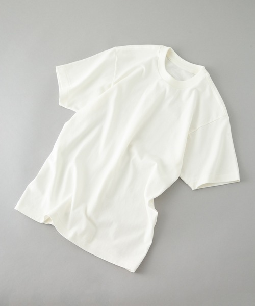 HANES(ヘインズ)の「【HANES/ヘインズ】【究極の白】 SHIRO クルーネックTシャツ ビッグシルエット 7.0oz 丸胴・タグレス ユニセックス(Tシャツ/カットソー・メンズ・ホワイト・SMALL/MEDIUM/LARGE/X-LARGE)」の2枚目の写真