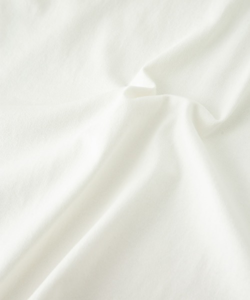 HANES(ヘインズ)の「【HANES/ヘインズ】【究極の白】 SHIRO クルーネックTシャツ ビッグシルエット 7.0oz 丸胴・タグレス ユニセックス(Tシャツ/カットソー・メンズ・ホワイト・SMALL/MEDIUM/LARGE/X-LARGE)」の8枚目の写真