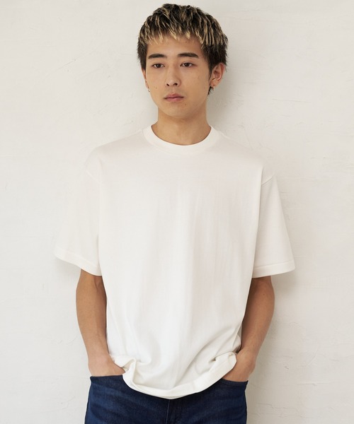 HANES(ヘインズ)の「【HANES/ヘインズ】【究極の白】 SHIRO クルーネックTシャツ ビッグシルエット 7.0oz 丸胴・タグレス ユニセックス(Tシャツ/カットソー・メンズ・ホワイト・SMALL/MEDIUM/LARGE/X-LARGE)」の18枚目の写真