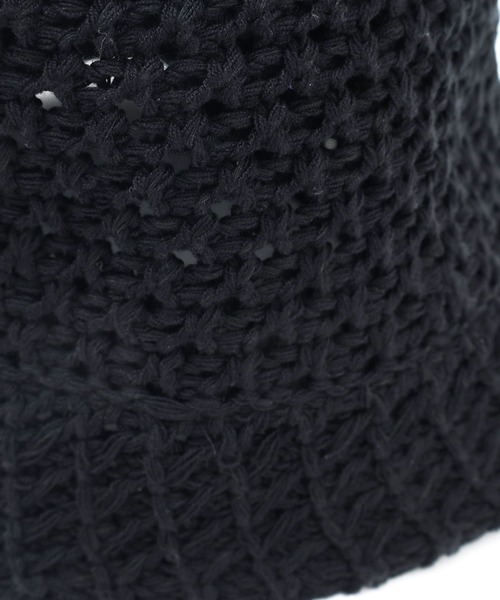 POU DOU DOU（プードゥドゥ）の「透かし編みサーモベルハット（ハット・レディース・アイボリー/ブラック・8）」の3枚目の写真