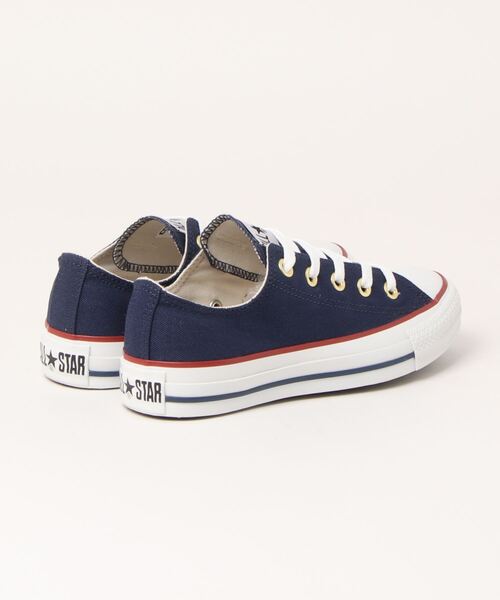 CONVERSE(コンバース)の「《CONVERSE》ALLSTAR TRICOLINE OX(スニーカー・レディース・ホワイト/ライトグレー/ネイビー・23.0cm/24.0cm/25.0cm/22.5cm/23.5cm/24.5cm)」の4枚目の写真