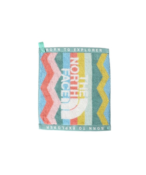 THE NORTH FACE（ザノースフェイス）の「THE NORTH FACE Mt.Rainbow Towel S NNB22220（タオル・キッズ・ベージュ/マルチ・FREE）」の2枚目の写真