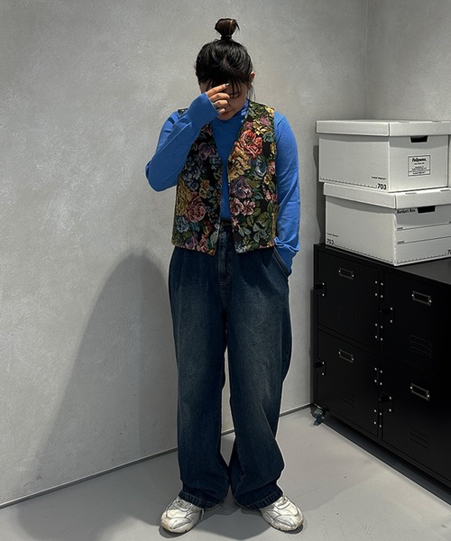 kutir（クティール）の「【セットアップ可】ゴブランベスト（ベスト・レディース・ブラック/アイボリー・FREE）」の21枚目の写真